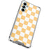 Yellow and White Checkerboard Galaxy A15 5G Clear Case